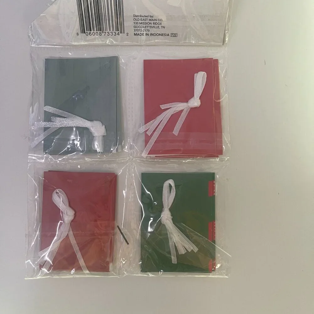 Holiday Gift Wrap Bundle – Giant Gift Bag + 50 Peel-and-Stick Tags + 12 Gift Tag